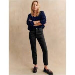 Sezane Black Skinny Jeans for Women